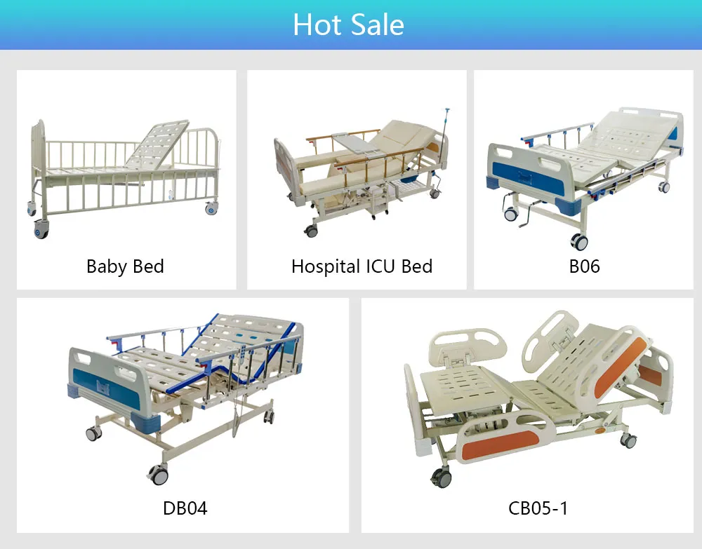 1 Function Hospital Bed with Side Guards B04