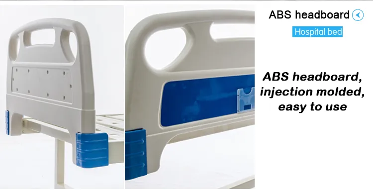 2020 Hot Sale ABS Headboard Steel Medical Economic Hospital Bed