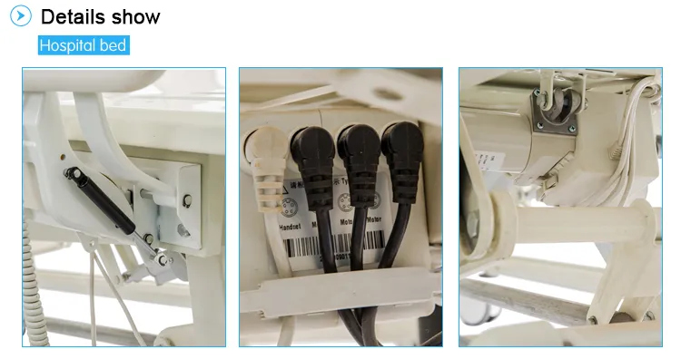 3 Functions Adjustable Electric Home Nursing Hospital Bed with Ce