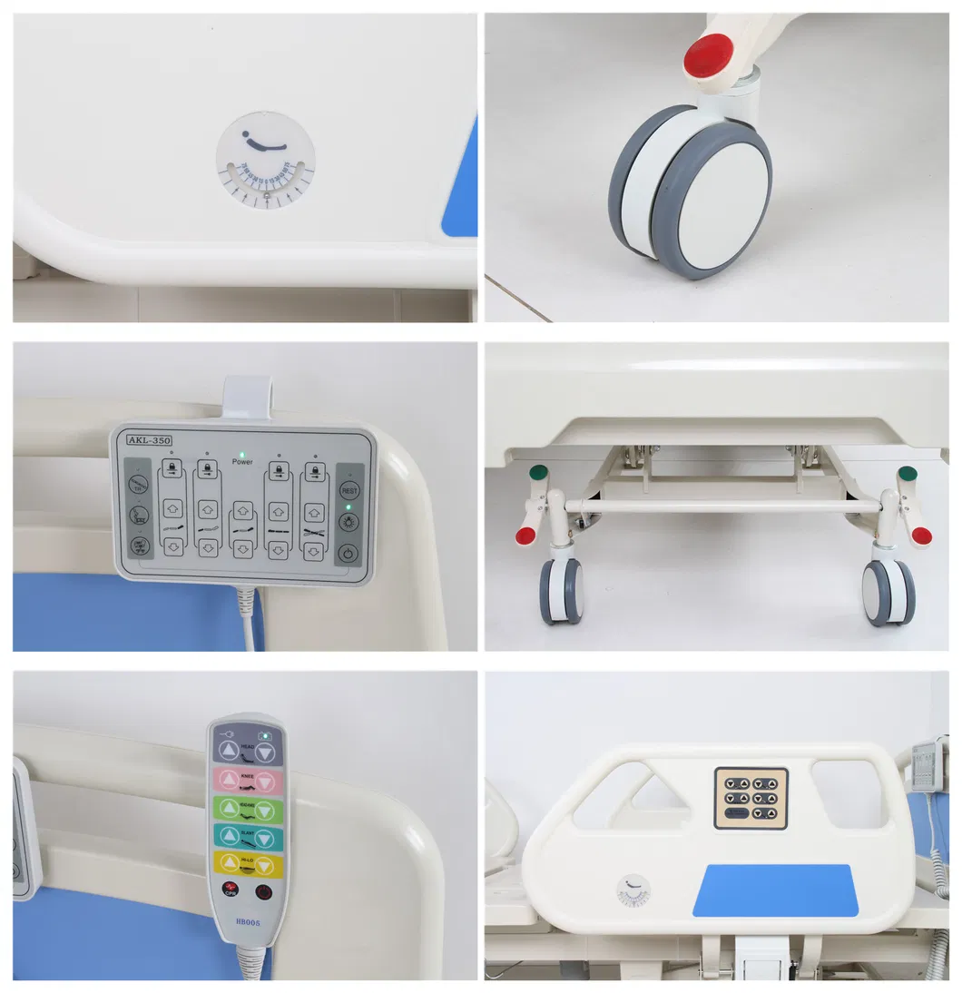 5-Function Electric Furniture Nursing Ward Room Bed Medical Patient Hospital Beds