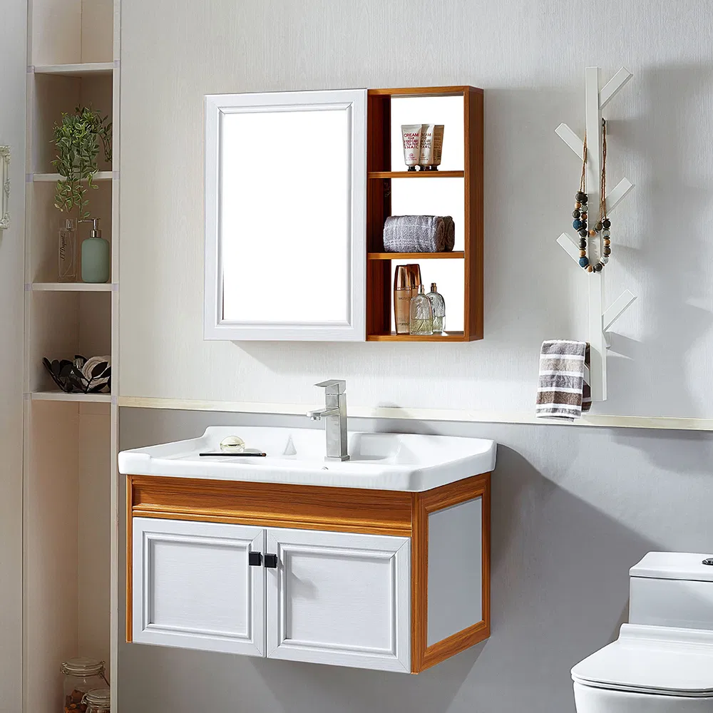 Basin MDF Furniture Carbon Fiber Bathroom Cabinet Vessel Sink