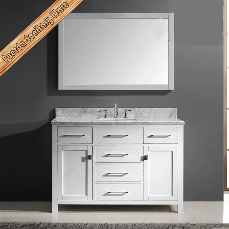 Big Size Bathroom Vanity, Modern Solid Wood Cabinet