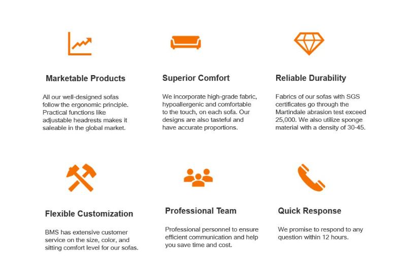 BMS Italian Wingback Design Modern Bed for Large Space