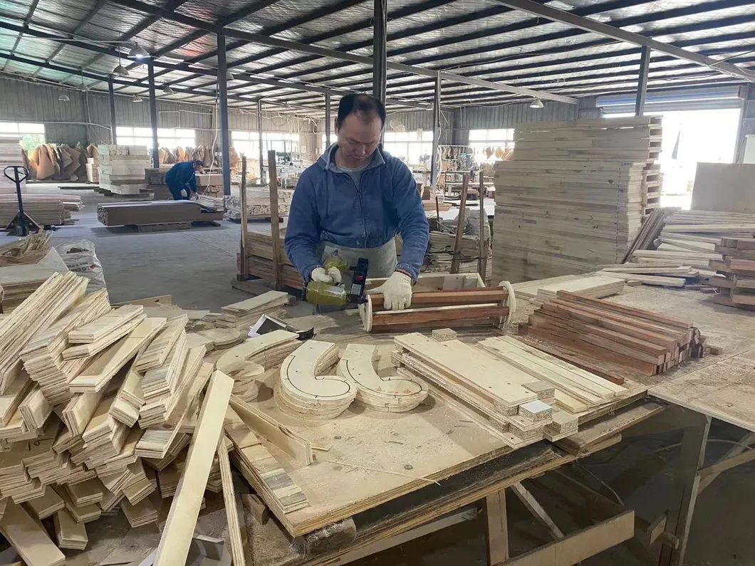 Button Tufted Platform Bed Wooden Furniture