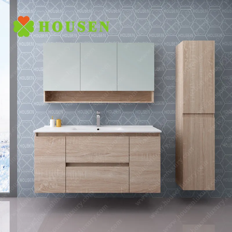 Cabinet Bathroom Customized Modern Long Vanity Bathroom Cabinet