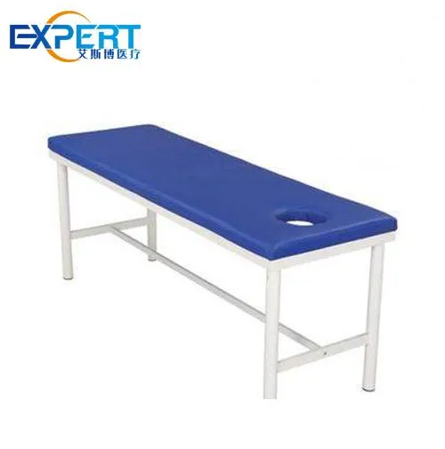 Cheap Simple Hospital Stainless Steel/ Steel Examination Table Medical Clinical Couch for Sale