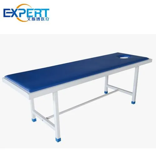Cheap Simple Hospital Stainless Steel/ Steel Examination Table Medical Clinical Couch for Sale