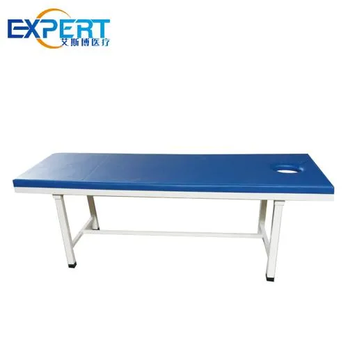 Cheap Simple Hospital Stainless Steel/ Steel Examination Table Medical Clinical Couch for Sale