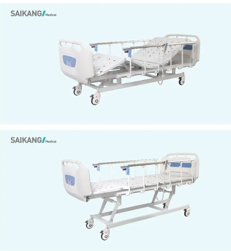 D5w5s-Sh Electric 3 Functions ICU Hospital Medical Bed with Guardrails
