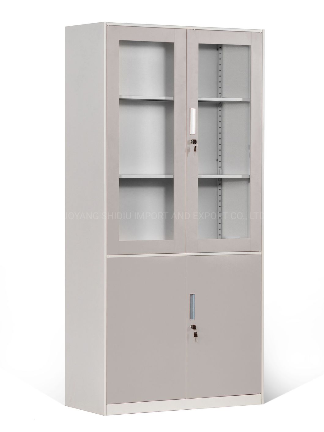 Easy Assembly File Cupboards Storage File Cabinets with Glass Doors