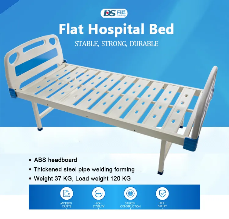 Factory Good Quality Flat Hospital Bed with CE Certification for Patients