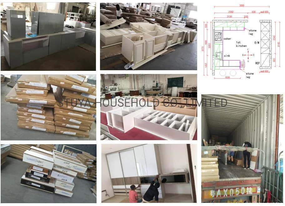Foshan Lecong Stuya Modern Nordic Series Kitchen Cabinets House Furniture
