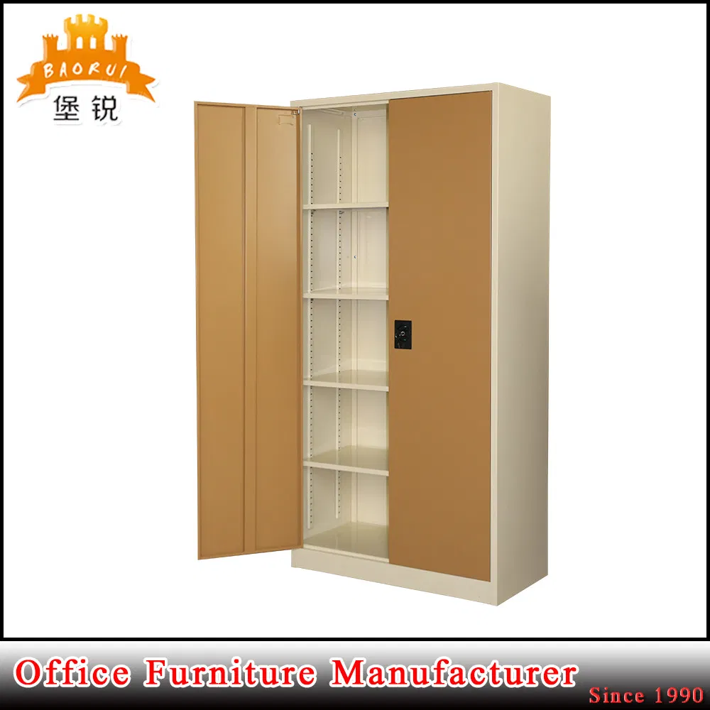 H1850*W900*D400mm Steel Cabinet Double Door Storage Metal Cupboard Jas-008