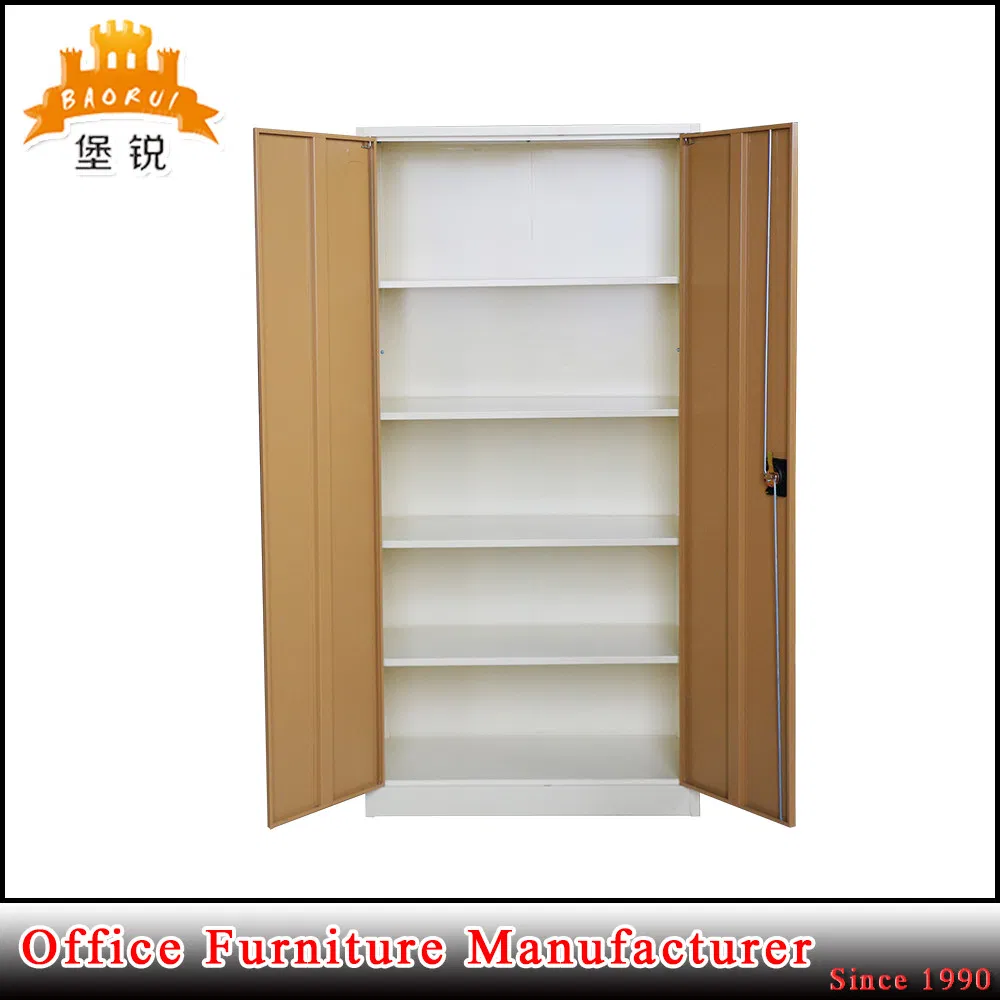 H1850*W900*D400mm Steel Cabinet Double Door Storage Metal Cupboard Jas-008