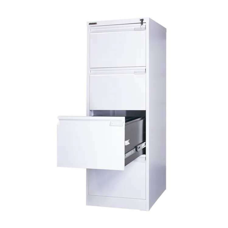High Quality Metal Furniture Heavy Bearing 4 Drawers Steel Storage Drawer Cabinet
