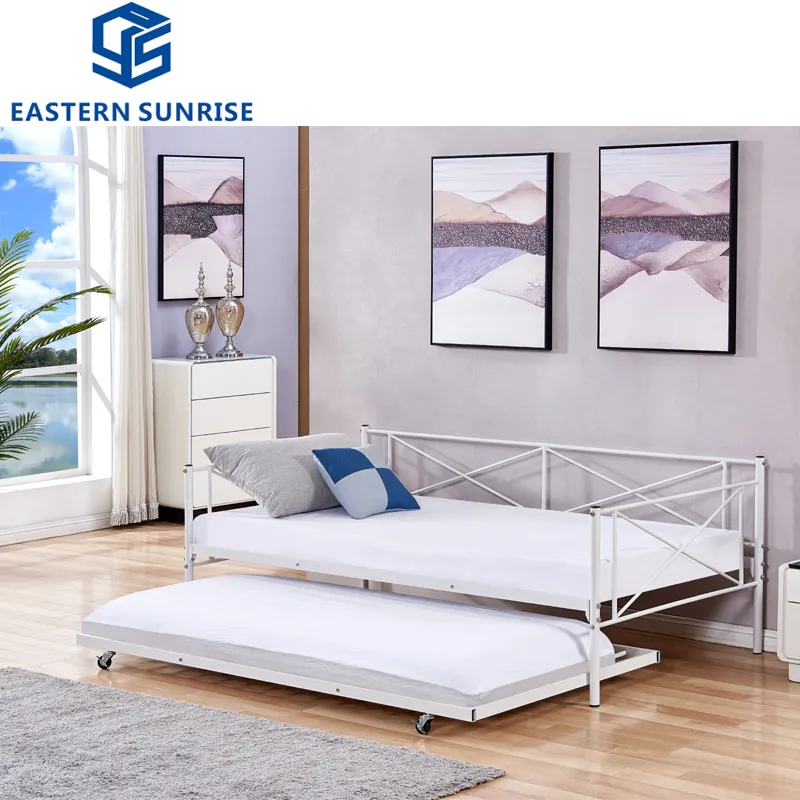 Home Furniture Super Design Metal Frame Single Sofa Bed with Cheap Price