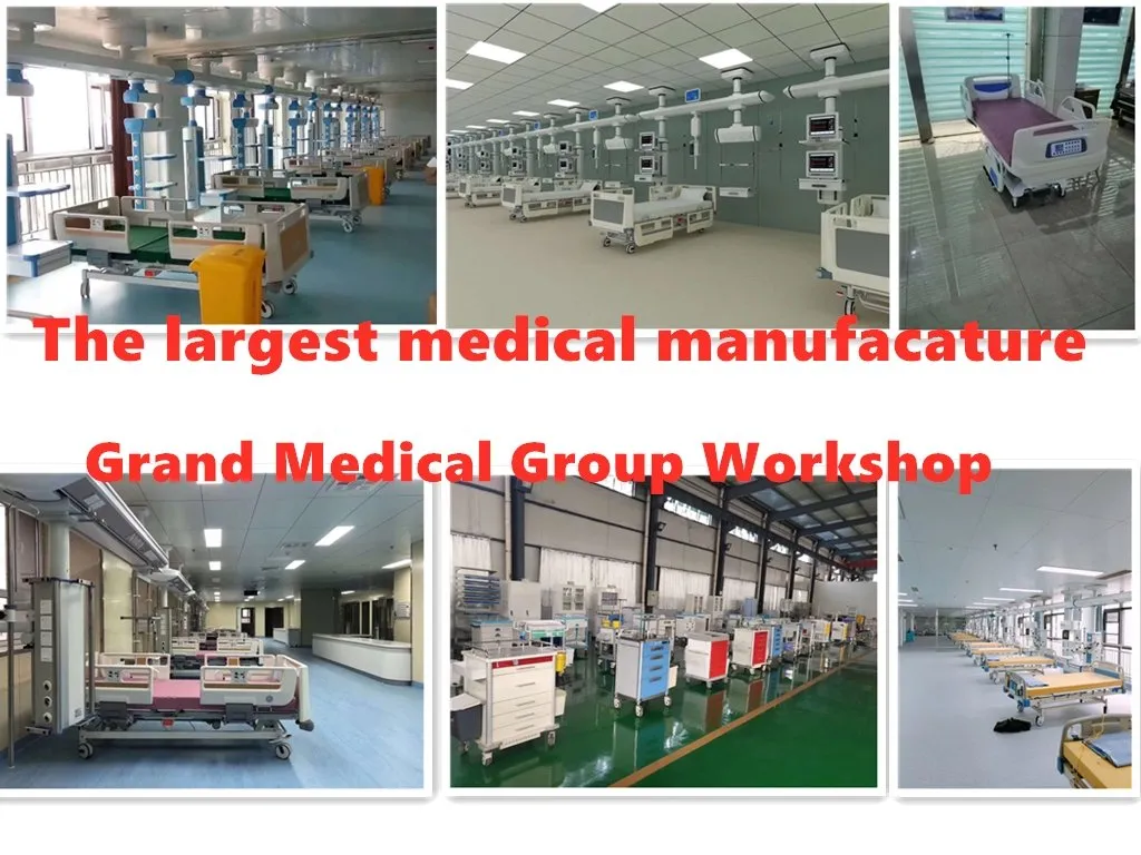 Hospital Stainless Steel Check up Bed Medical Adjustable Back Steel Examination Bed