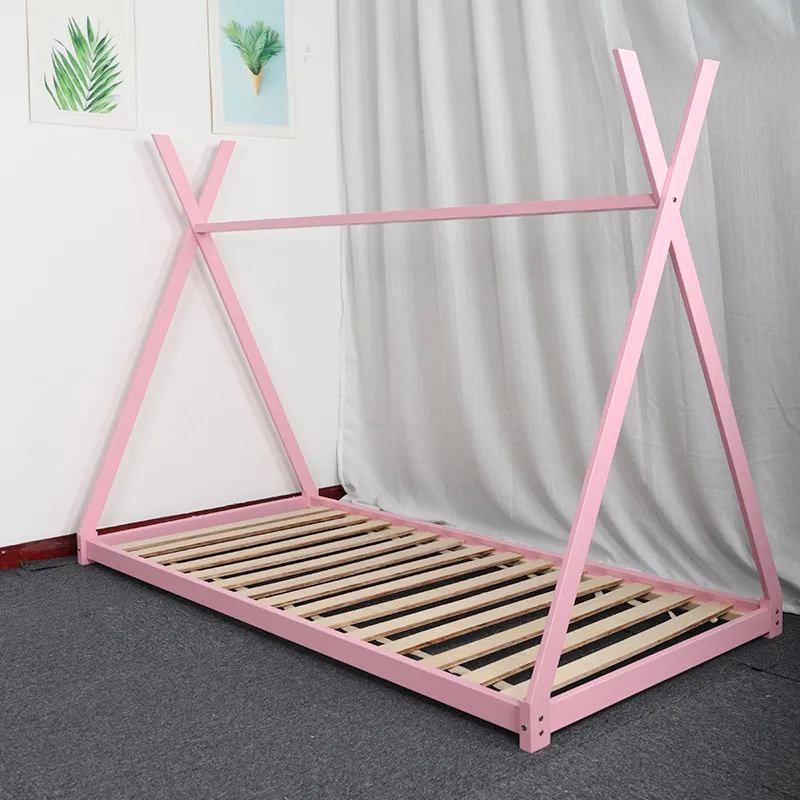 House Bed Frame Twin Full or Queen Montessori Children Bed House Wooden Toddler Bed