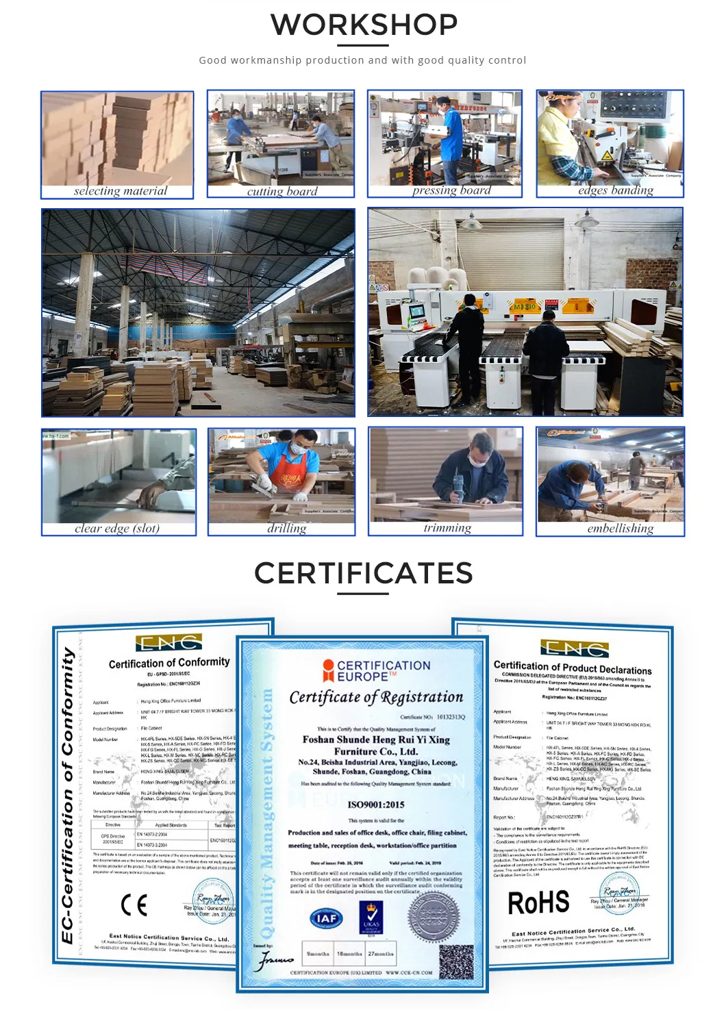 Latest Style Office Furniture School Company Supermarket Make in China Storage File Cabinet Iron Frame