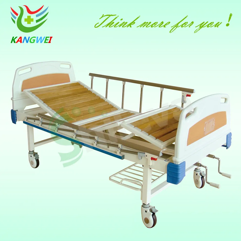 Medical Bed ABS Double-Crank Hospital Manul Care Bed Slv-B4020