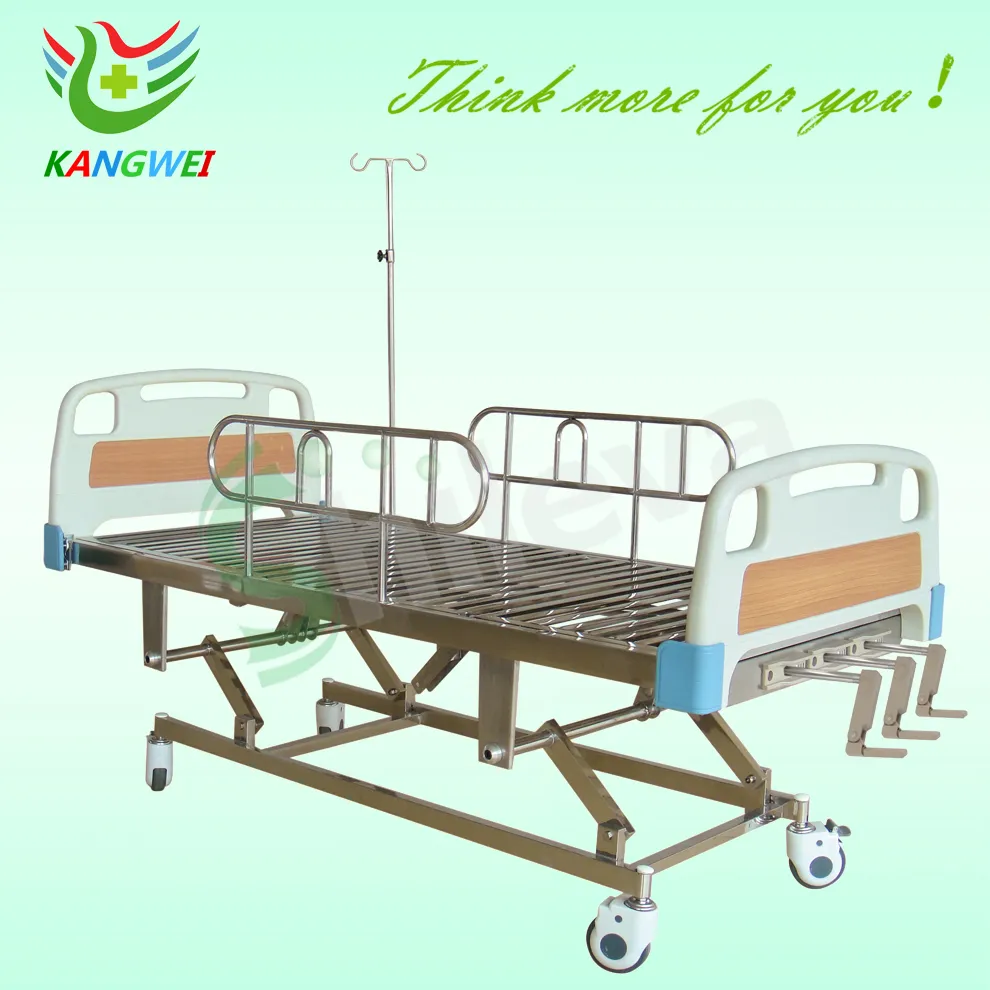 Medical Bed ABS Double-Crank Hospital Manul Care Bed Slv-B4020