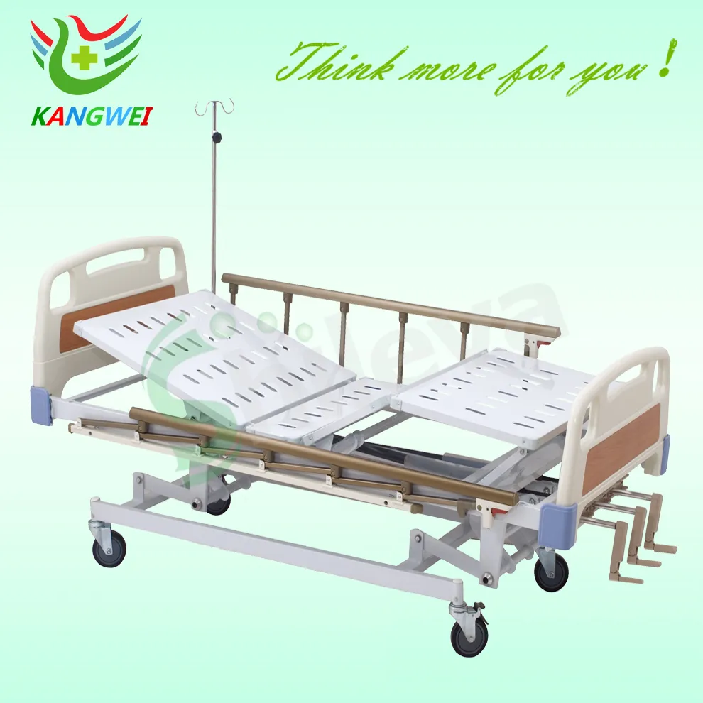 Medical Bed ABS Double-Crank Hospital Manul Care Bed Slv-B4020