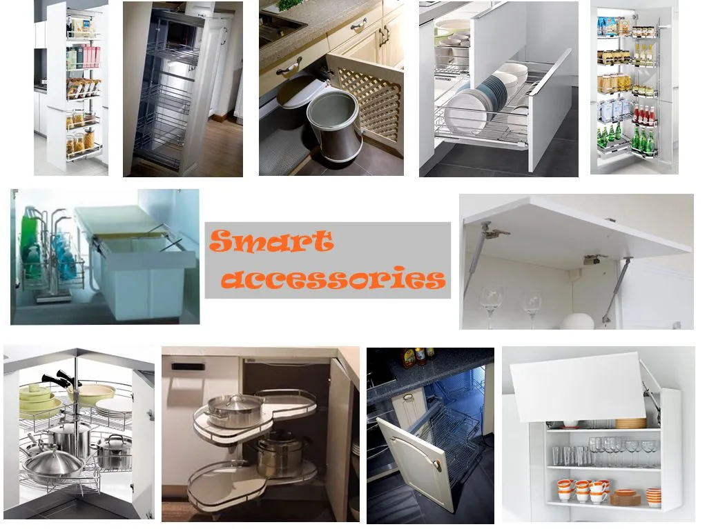 Modern Design Shaker Style Solid Wood or Lacquer Kitchen Cabinet with Island