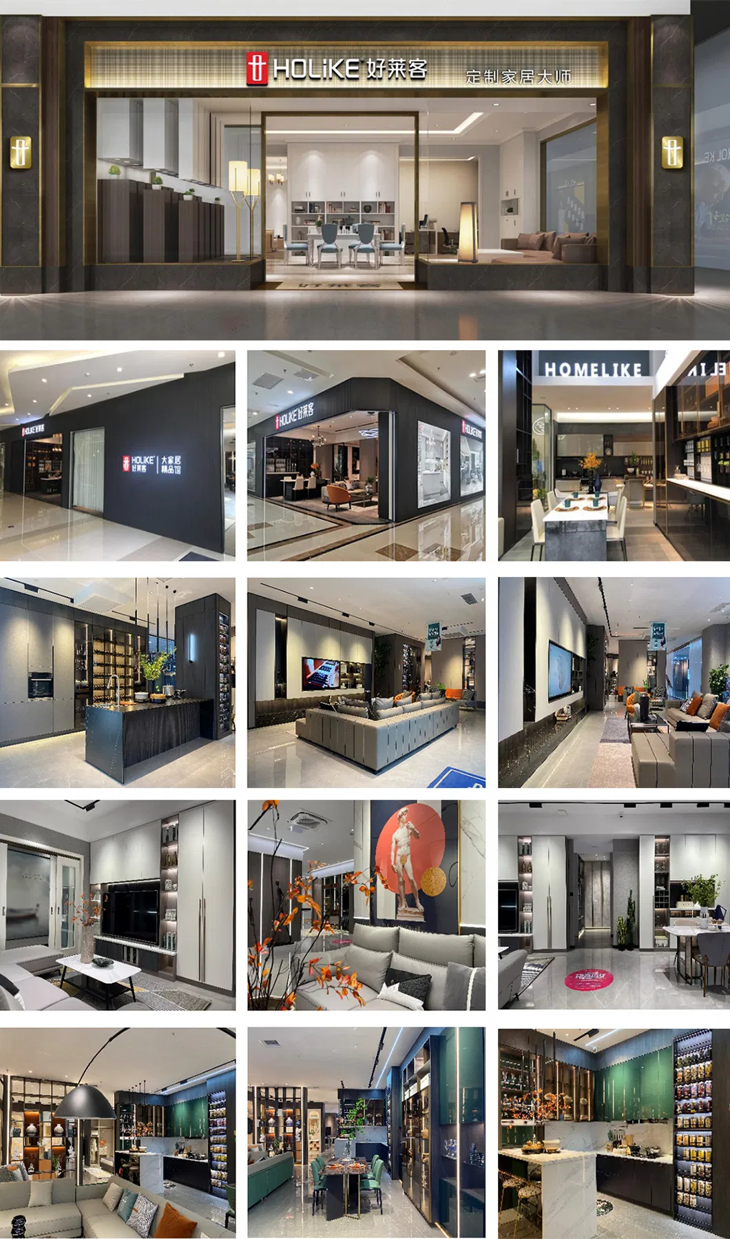 Modern Kitchen Cabinet Wardrobe Home Furniture Whole House Customization