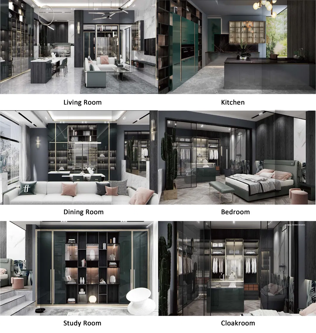 Modern Kitchen Cabinet Wardrobe Home Furniture Whole House Customization