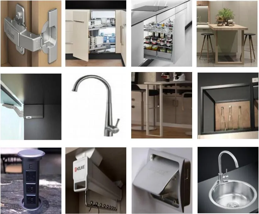 Modern Kitchen Cabinet Wardrobe Home Furniture Whole House Customization