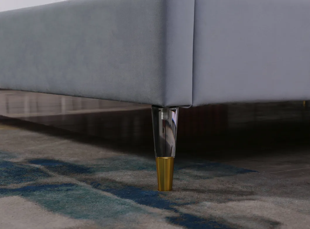 Modern Leathaire Bed Frame Bedroom Furniture Leather Chesterfield Furniture