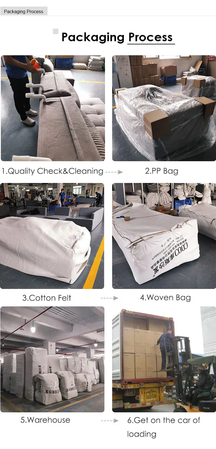 Modern New Design Furniture Leathaire King Size Bedroom Bed