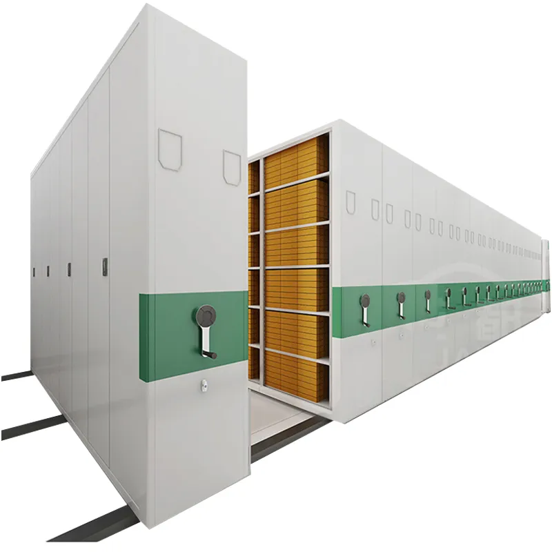 Modern Office Archive Storage Cabinet Mobile Hanging File Compact Shelving System
