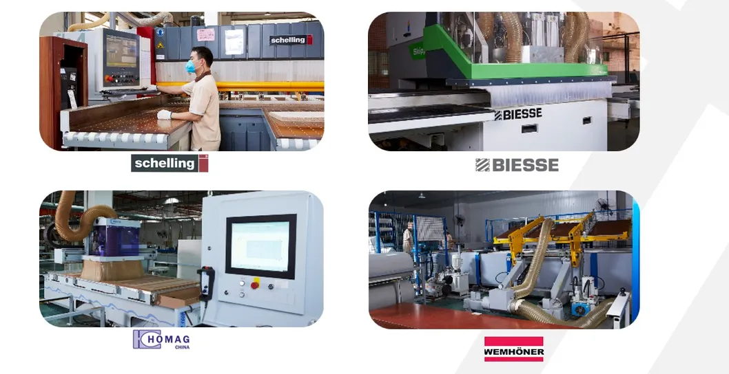 Modern PVC Wooden Kitchen Cabinets with Multiple Storage Spaces