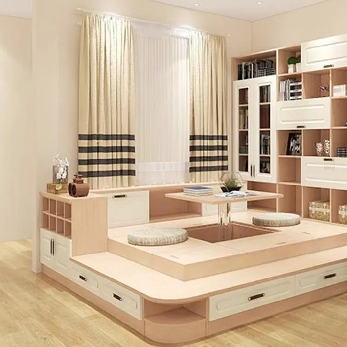 Modern Style Living Soft New Design Japanese Tatami Folding Sofa Bed Furniture Wardrobe Bedroom Cabinet