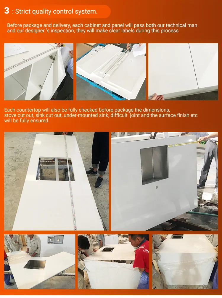 New Arrival Specular Reflective Anti-Scratch Acrylic Surface Modern Style Kitchen Cabinets with Easy Cleaning and Maintenance