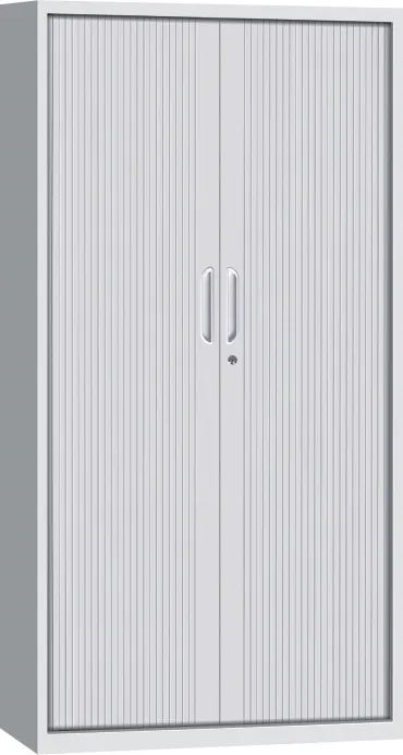 New Design Tambour Door Cabinet Commercial Use Metal Cupboard