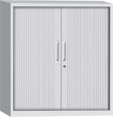 New Design Tambour Door Cabinet Commercial Use Metal Cupboard
