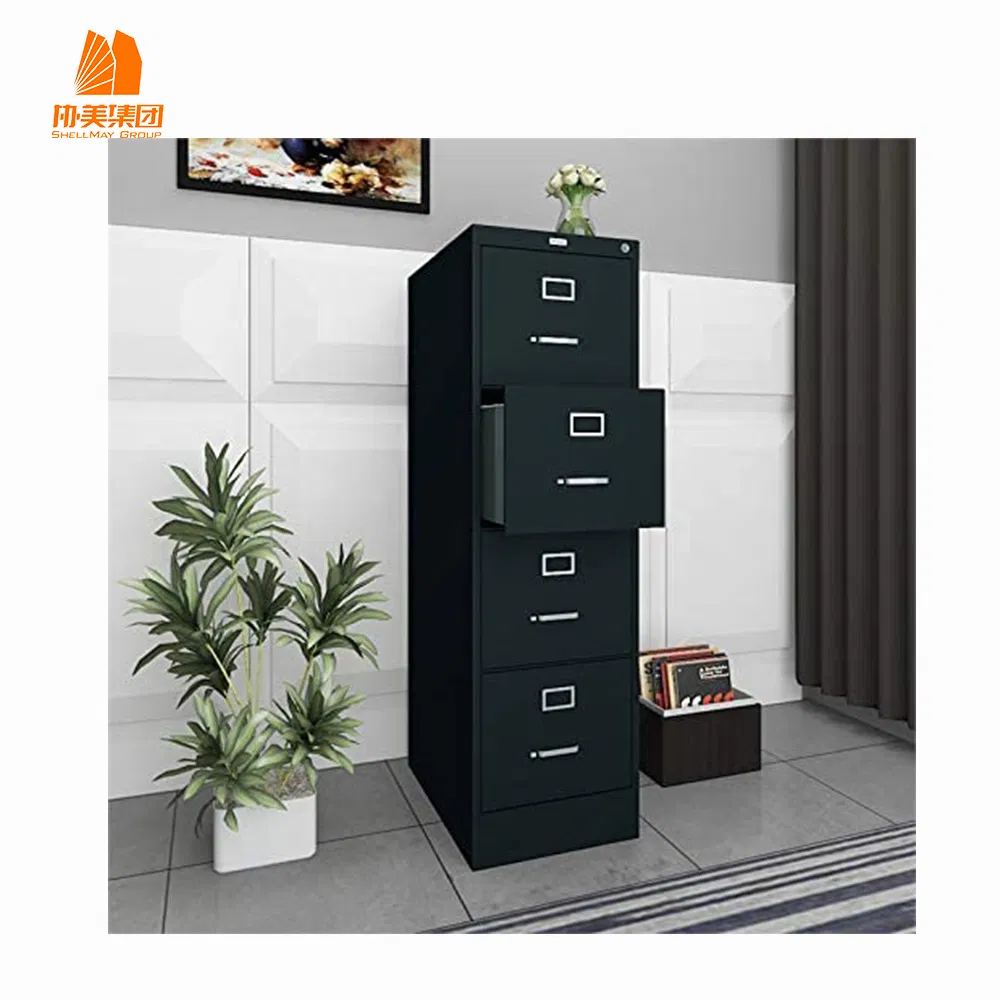 Office Card Box, Four Drawers