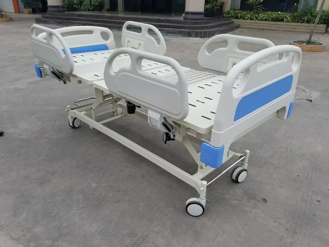 PP Heard Hospital Device ICU Bed Five Function Electric Medical Bed