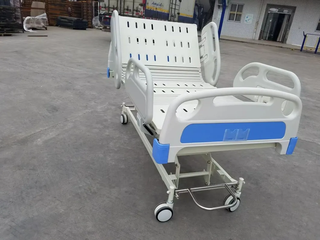 PP Heard Hospital Device ICU Bed Five Function Electric Medical Bed