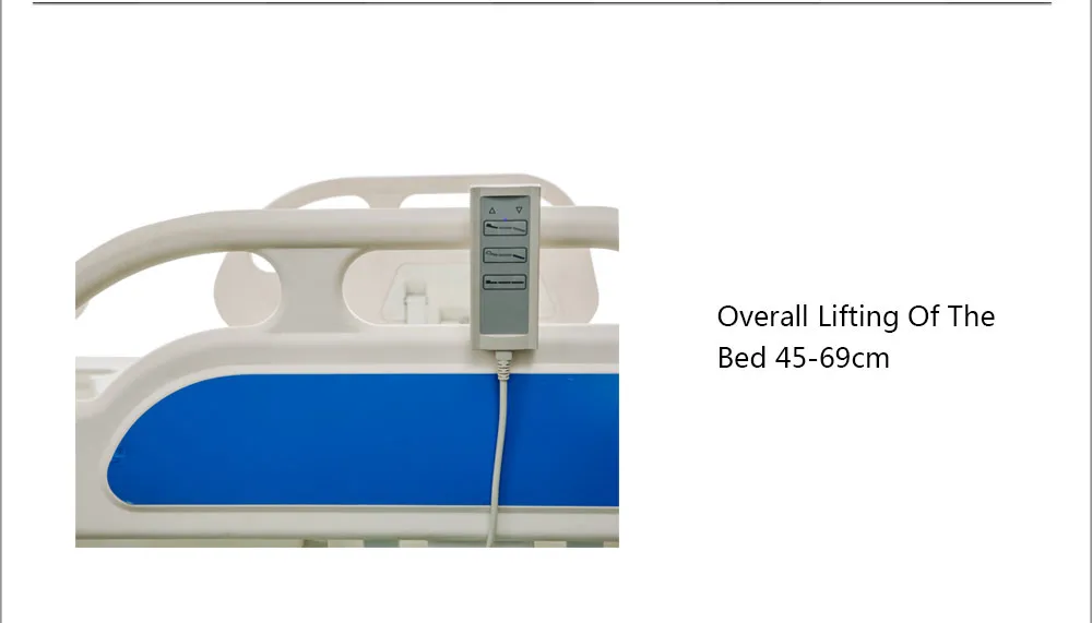 PP Side Rails 3 Function Electric Hospital Bed for Patient