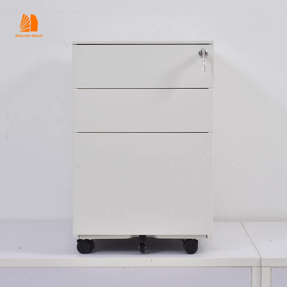 Short File Cabinet Steel Staff File Cabinet Pink File Cabinet Mini Multi-Color 3 Drawer Under Desk Mobile