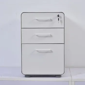 Short File Cabinet Steel Staff File Cabinet Pink File Cabinet Mini Multi-Color 3 Drawer Under Desk Mobile