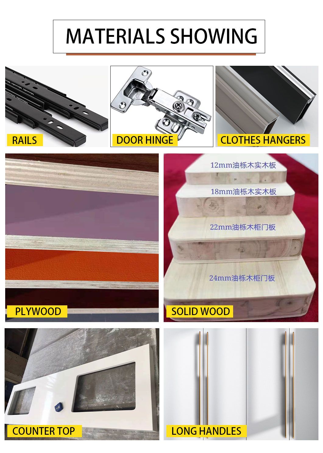 Simple White Lacquer Kitchen Furniture with High Cabinet