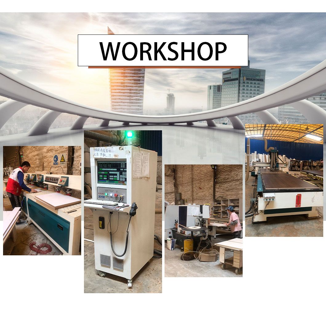 Simple White Lacquer Kitchen Furniture with High Cabinet
