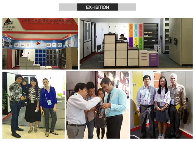 Slim Steel File Cabinet with 4 Adjustable Shelf My-Sc-07 H1850*W900*D400mm