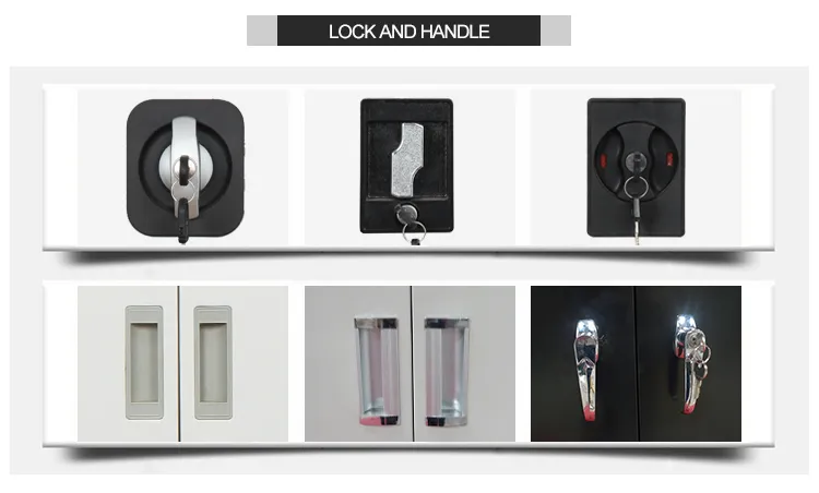 Slim Steel File Cabinet with 4 Adjustable Shelf My-Sc-07 H1850*W900*D400mm