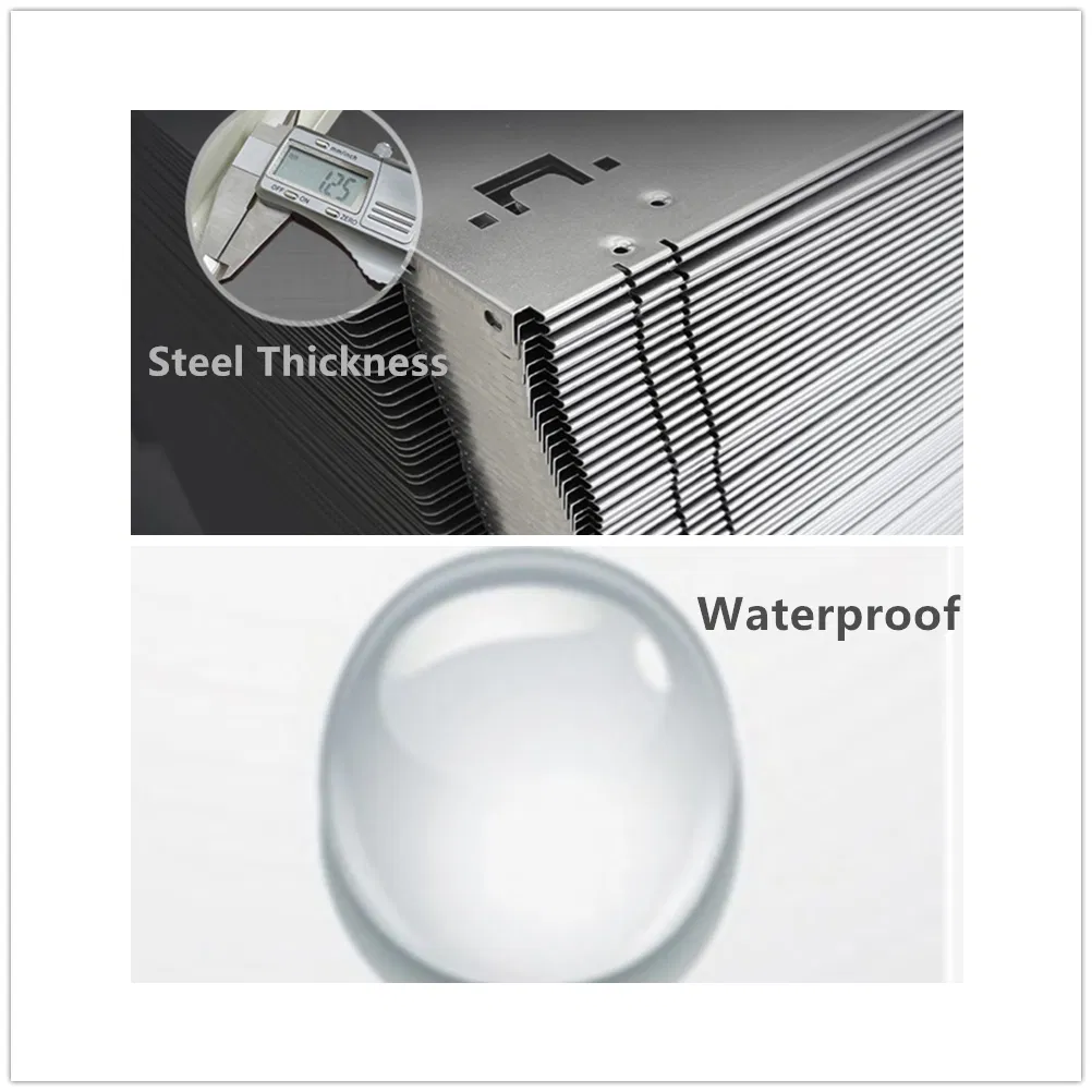 Steel Brown Push-Pulling Drawing Office Filing Cabinet for Hospital Use