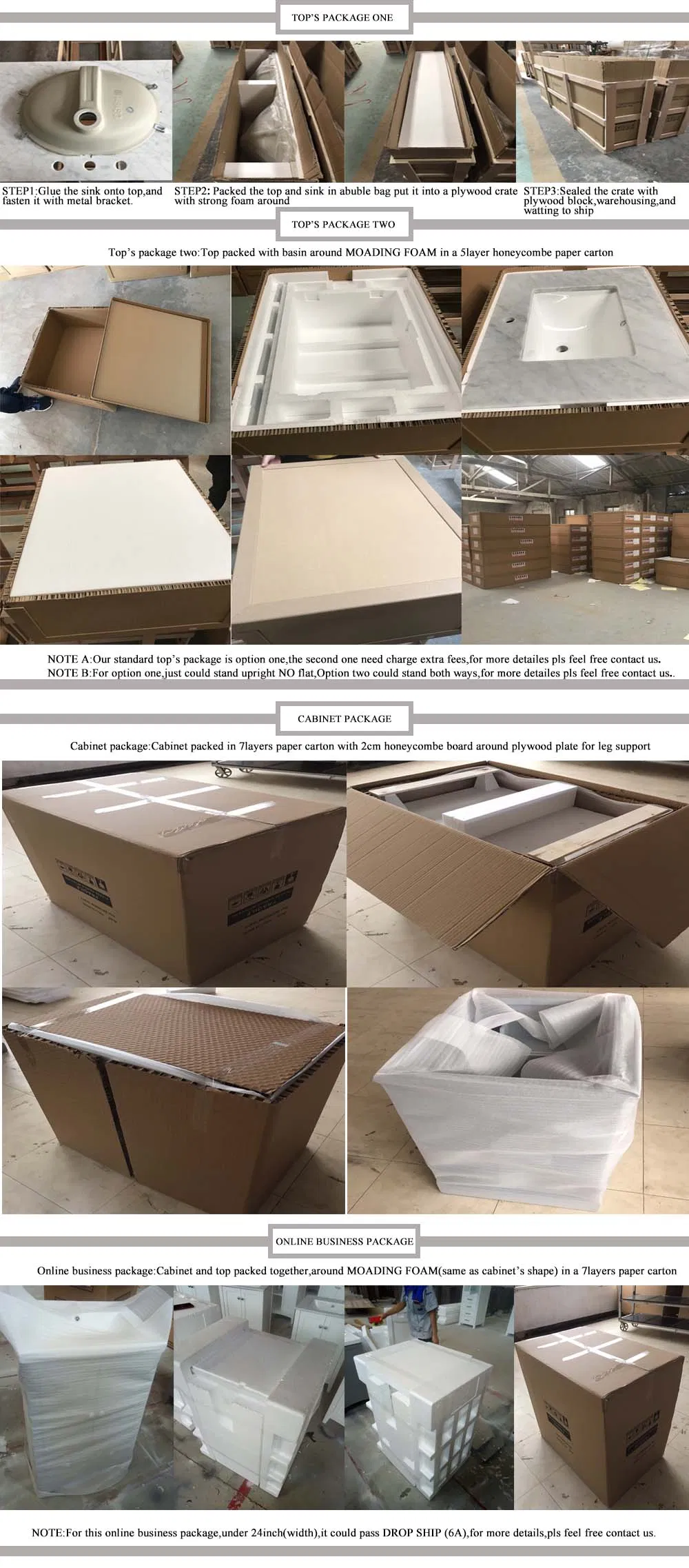 Transitional Style Made in Vietnam Floor Mounted Bathroom Furniture